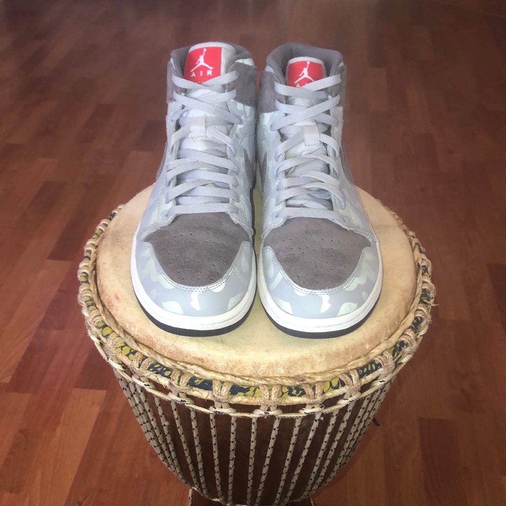 Air Jordan 1 Retro High Camo Wolf Gray AA3993-027